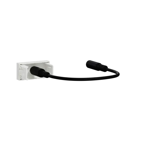 Розетка Minijack, белый, 1 модуль, Unica New Schneider NU343318