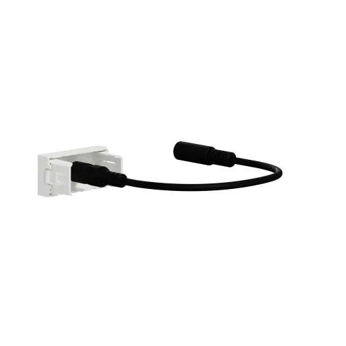 Розетка Minijack, белый, 1 модуль, Unica New Schneider NU343318