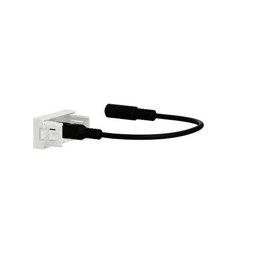 Розетка Minijack, белый, 1 модуль, Unica New Schneider NU343318