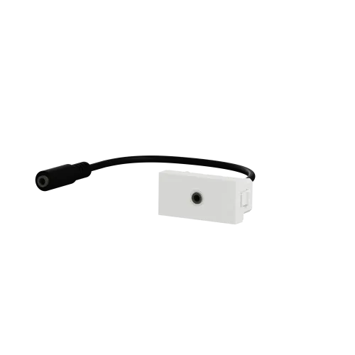Розетка Minijack, белый, 1 модуль, Unica New Schneider NU343318
