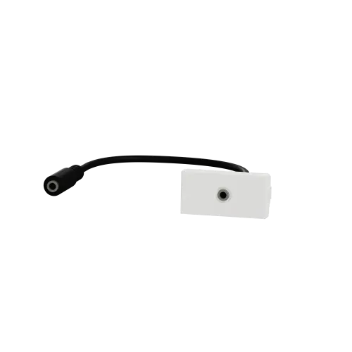 Розетка Minijack, белый, 1 модуль, Unica New Schneider NU343318