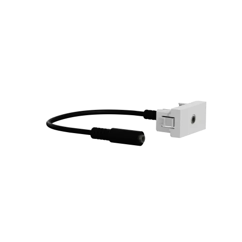 Розетка Minijack, алюминий, 1 модуль, Unica New Schneider NU343330