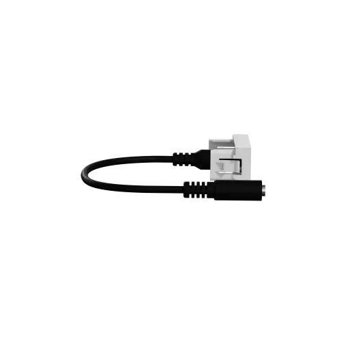 Розетка Minijack, алюминий, 1 модуль, Unica New Schneider NU343330