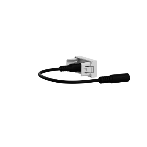 Розетка Minijack, алюминий, 1 модуль, Unica New Schneider NU343330