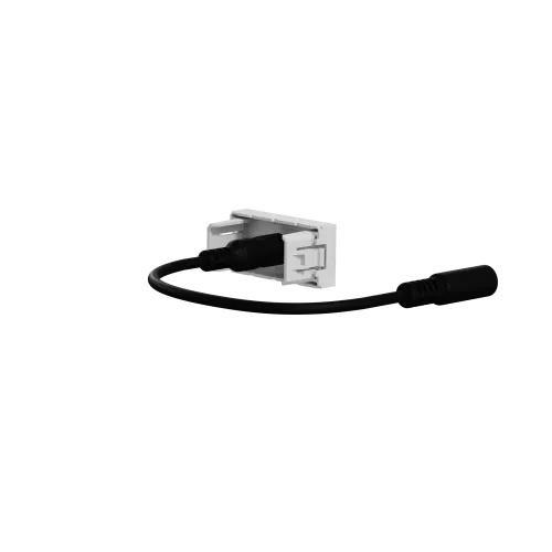 Розетка Minijack, алюминий, 1 модуль, Unica New Schneider NU343330