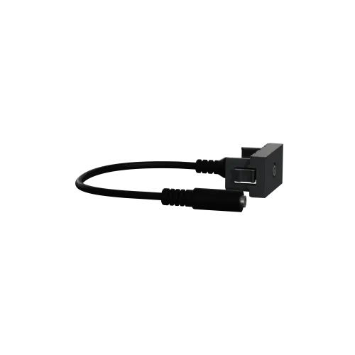 Розетка Minijack, антрацит, 1 модуль, Unica New Schneider NU343354