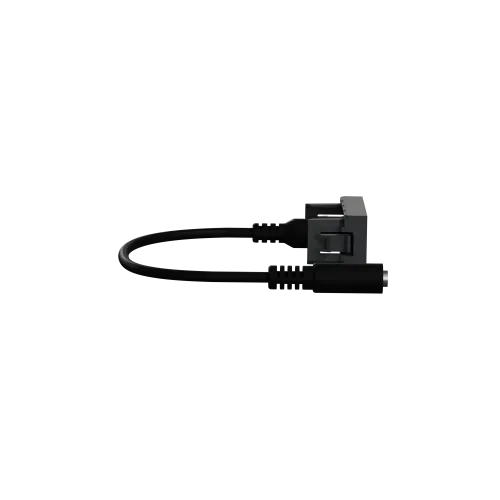Розетка Minijack, антрацит, 1 модуль, Unica New Schneider NU343354