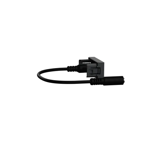 Розетка Minijack, антрацит, 1 модуль, Unica New Schneider NU343354