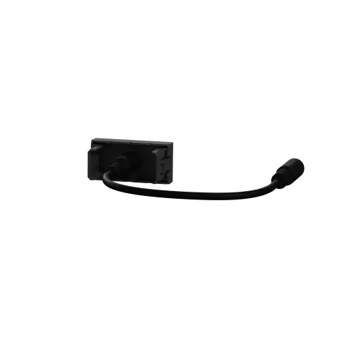 Розетка Minijack, антрацит, 1 модуль, Unica New Schneider NU343354