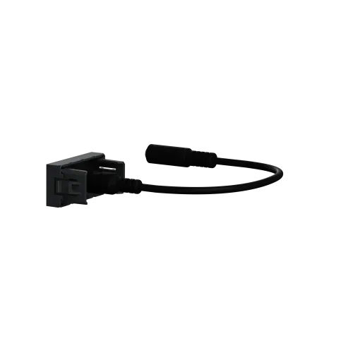 Розетка Minijack, антрацит, 1 модуль, Unica New Schneider NU343354