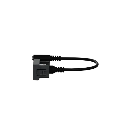 Розетка Minijack, антрацит, 1 модуль, Unica New Schneider NU343354