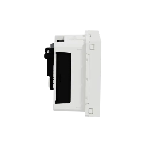 Розетка R-TV SAT одинарная, белый, 2 модуля, Unica New Schneider NU345418