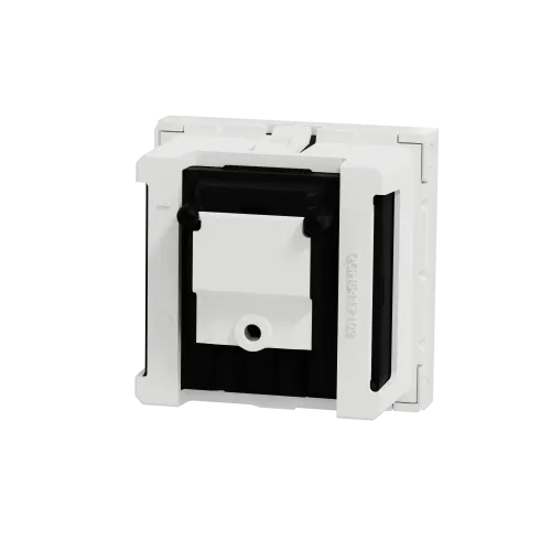 Розетка R-TV SAT одинарная, белый, 2 модуля, Unica New Schneider NU345418