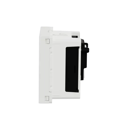 Розетка R-TV SAT одинарная, белый, 2 модуля, Unica New Schneider NU345418