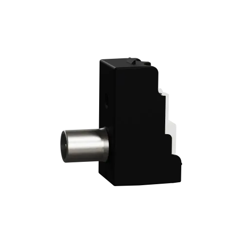 Розетка TV одинарная, алюминий, 1 модуль, Unica New Schneider NU346130