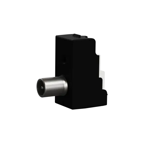 Розетка TV одинарная, алюминий, 1 модуль, Unica New Schneider NU346130