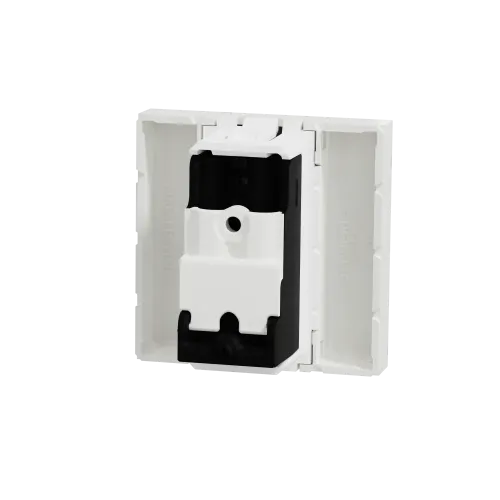 Розетка TV одинарная, белый, 2 модуля, Unica New Schneider NU346218