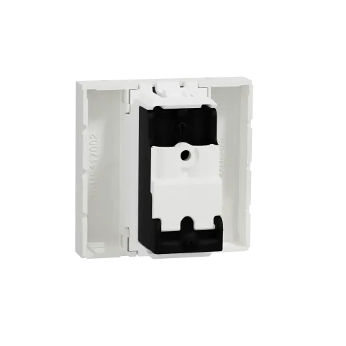 Розетка TV одинарная, белый, 2 модуля, Unica New Schneider NU346218