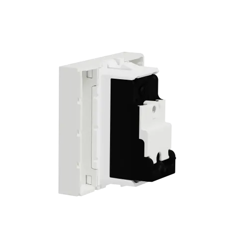 Розетка TV одинарная, белый, 2 модуля, Unica New Schneider NU346218
