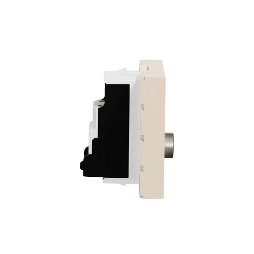 Розетка TV одинарная, бежевый, 2 модуля, Unica New Schneider NU346244