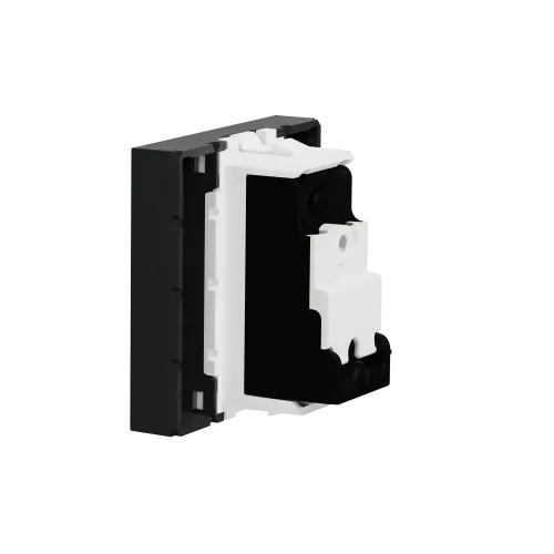 Розетка TV одинарная, антрацит, 2 модуля, Unica New Schneider NU346254