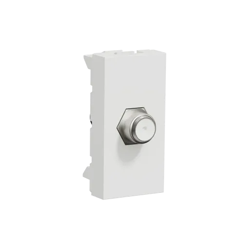 Розетка Coaxial F-type, белый, 1 модуль, Unica New Schneider NU346818