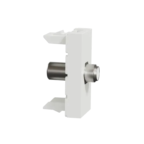 Розетка Coaxial F-type, белый, 1 модуль, Unica New Schneider NU346818