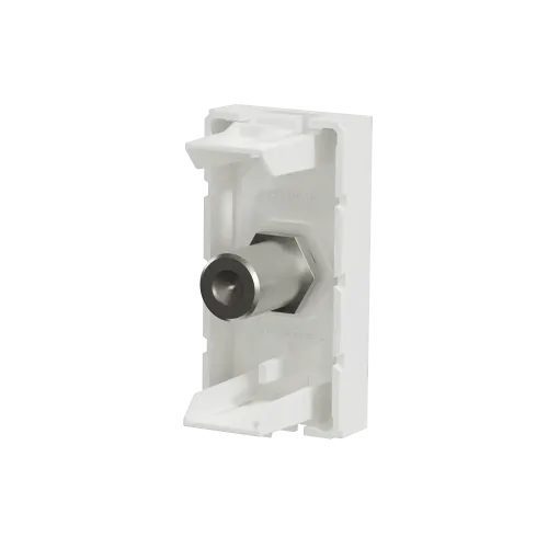 Розетка Coaxial F-type, белый, 1 модуль, Unica New Schneider NU346818