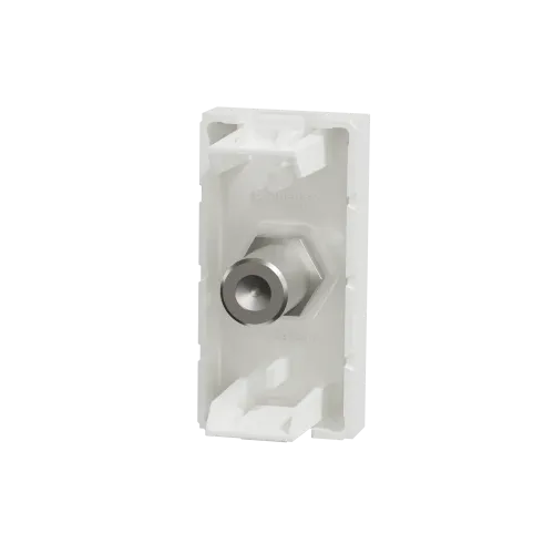 Розетка Coaxial F-type, белый, 1 модуль, Unica New Schneider NU346818