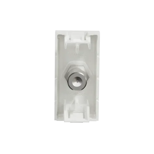 Розетка Coaxial F-type, белый, 1 модуль, Unica New Schneider NU346818
