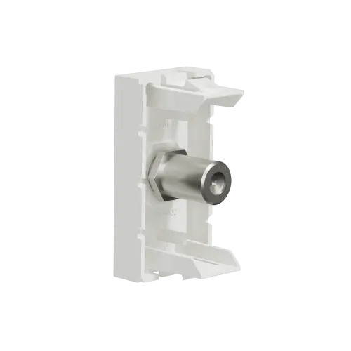 Розетка Coaxial F-type, белый, 1 модуль, Unica New Schneider NU346818