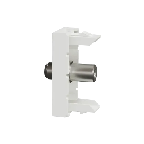 Розетка Coaxial F-type, белый, 1 модуль, Unica New Schneider NU346818