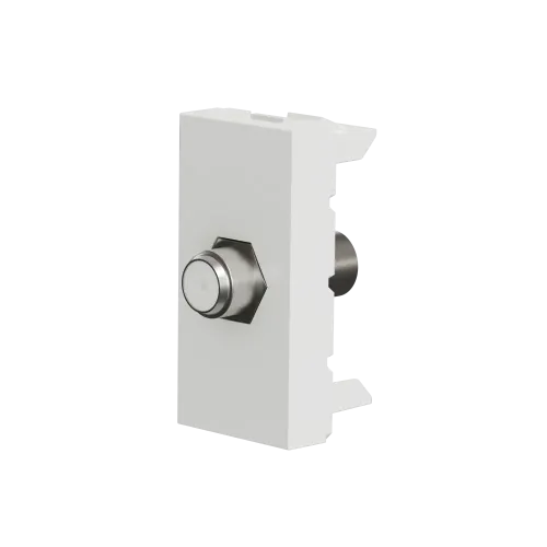 Розетка Coaxial F-type, белый, 1 модуль, Unica New Schneider NU346818