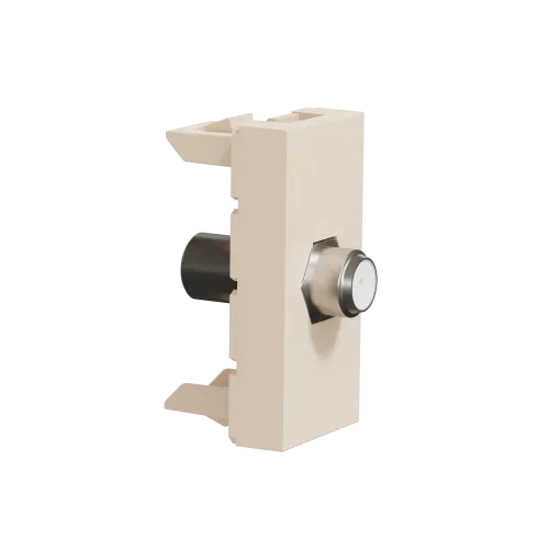 Розетка Coaxial F-type, бежевый, 1 модуль, Unica New Schneider NU346844