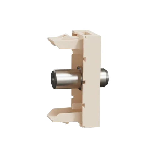 Розетка Coaxial F-type, бежевый, 1 модуль, Unica New Schneider NU346844