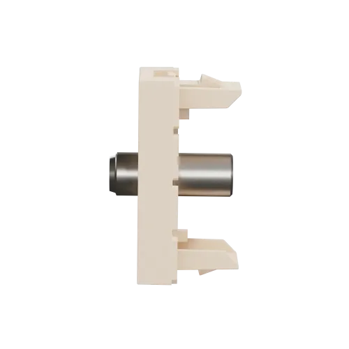 Розетка Coaxial F-type, бежевый, 1 модуль, Unica New Schneider NU346844