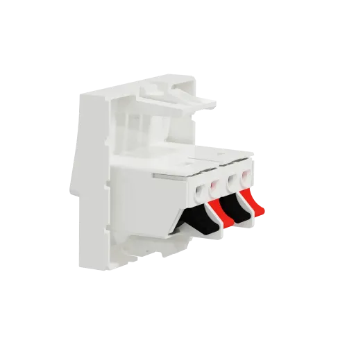 Аудиорозетка, белый, 2 модуля, Unica New Schneider NU348618