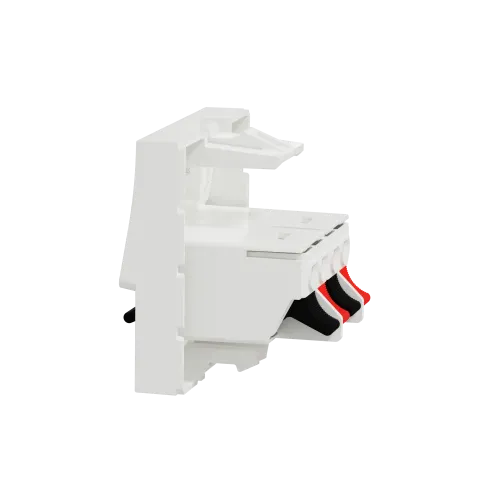 Аудиорозетка, белый, 2 модуля, Unica New Schneider NU348618