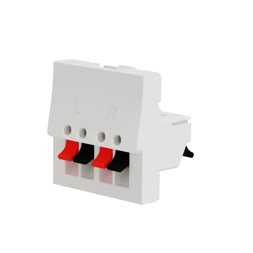 Аудиорозетка, белый, 2 модуля, Unica New Schneider NU348618