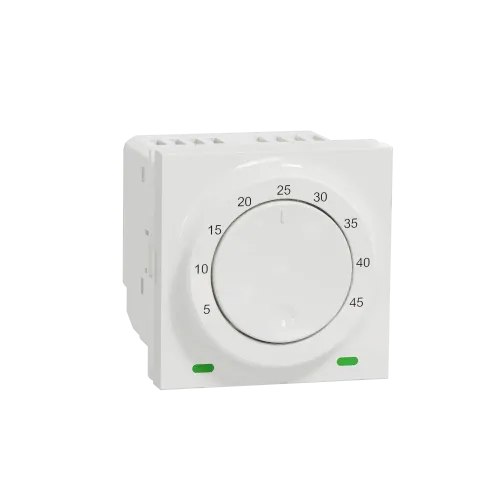 Термостат теплого пола, белый, 2 модуля, Unica New Schneider NU350318