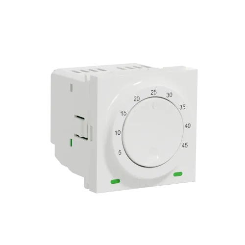 Термостат теплого пола, белый, 2 модуля, Unica New Schneider NU350318