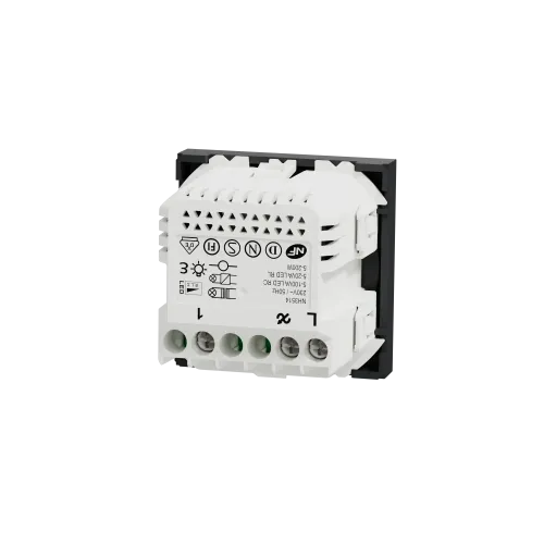 Диммер для LED ламп , антрацит, 2 модуля, Unica New Schneider NU351454