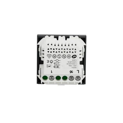 Диммер для LED ламп , антрацит, 2 модуля, Unica New Schneider NU351454
