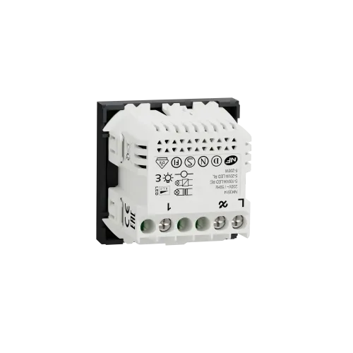Диммер для LED ламп , антрацит, 2 модуля, Unica New Schneider NU351454