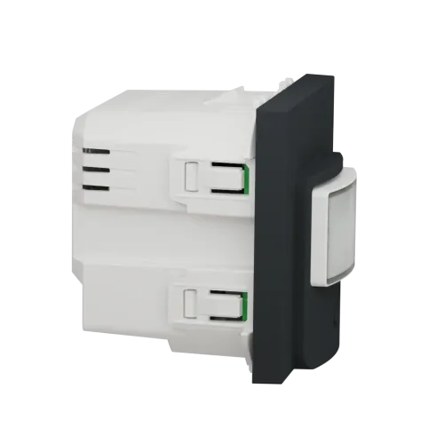 Датчик движения с выключателем, антрацит, 2 модуля, Unica New Schneider NU352554
