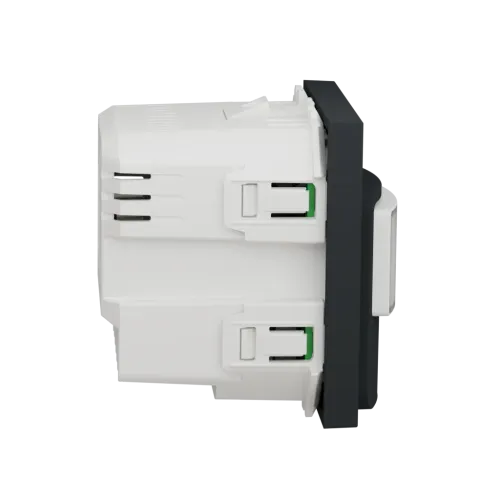 Датчик движения с выключателем, антрацит, 2 модуля, Unica New Schneider NU352554