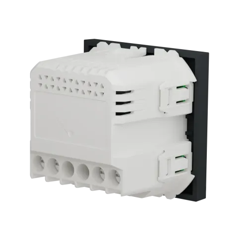 Датчик движения с выключателем, антрацит, 2 модуля, Unica New Schneider NU352554