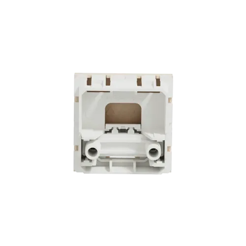 Вывод кабеля 16А, бежевый, 2 модуля, Unica New Schneider NU386244