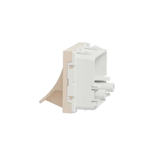 Вывод кабеля 16А, бежевый, 2 модуля, Unica New Schneider NU386244