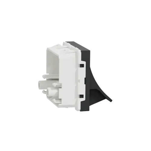 Вывод кабеля 16А, антрацит, 2 модуля, Unica New Schneider NU386254